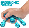 Palm Massage Tool - Easier Grip Handheld Massage Tool, Four Point Massage Tool, For Deep Tissue Pain Relief (Blue)