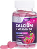 Calcium Supplements For Women + 400 Iu Vitamin D3 - Sugar-Calcium Chews Gummy For Bone & Immune Support, Supports Teeth & Bone Strength, Chewable Calcium Supplement For Women & Men - 60 Gummies
