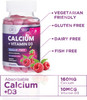 Calcium Supplements For Women + 400 Iu Vitamin D3 - Sugar-Calcium Chews Gummy For Bone & Immune Support, Supports Teeth & Bone Strength, Chewable Calcium Supplement For Women & Men - 60 Gummies