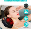 Back Massager, Shiatsu Neck Massager With Heat, Electric Back Massager For Shoulder, Back, Leg, Deep Tissue Kneading Massage To Relief Muscles, Massage Pillow For Mom/Dad/Women/Men