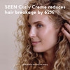 Seen Curly Creme, Fragrance - Non-Comedogenic & Sulfate Curl Defining Styling Hair Cream- Anti Frizz- Heat Protectant- Safe For Sensitive Skin