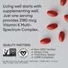 Sports Research Vitamin K Multi-Spectrum - Three Types Of Vitamin K: K1, K2 Mk-4 & K2 Mk-7 - Vegan Friendly, Plantgel Capsule - 60 Softgels