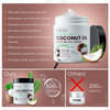 Coconut Oil Cream. Spa Size 500Ml Coconut Oil Moisturizing Cream, Coconut Oil Lotion For Skin, Face, Hands, Hair. Intense Hydration For Dry Skin
