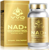 120 Capsule Nad Supplement 1000 Mg - True Nad+ & Resveratrol,Nmn Alternative For Anti-Aging