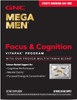 Gnc Mega Men Focus & Cognition Vitapak Program  30 Servings
