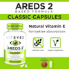 Viteyes Areds 2 Eye Vitamins, Classic Macular Support, Allergen Capsules, With Natural Vitamin E, Vitamin C, Zinc, Copper, Lutein & Zeaxanthin, Eye Doctor Trusted, Manufactured In The Usa, 180 Ct