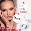Geeneiya Magnetic Eyelashes Natural Look Magnetic Lashes With Applicator Reusable Magnetic Lashes No Glue Or Liner Needed Wiapy Lashes Reusable Magnetic Eyelashes (1 Pairs)