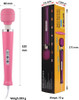 Power Massager Big Tool Electric Foot Neck Back Hand Leg Arm Shoulder Massage Aches Sports Recovery For Women (Pink)