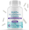 Nad Supplement - Liposomal Nicotinamide Riboside, Quercetin, Nad+ Supplement With Resveratrol 910Mg - Supports Muscle, Brain, Energy - Nmn Supplement Alternative For Men And Women, 120 Capsules