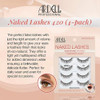 Ardell False Eyelashes, Natural 110, 5 Pair + Bonus Pair Multipack For Eye-Lifting Effect