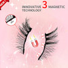 Magnetic Eyelashes With Eyeliner Kit 7 Pairs, 3D Wispy Lashes Natural Look, 7 Styles Fluffy False Eyelashes Pack, By Tmielybs
