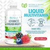 Bio Naturals Liquid Whole Food Multivitamin For Men & Women With Over 100 Ingredients - Superfoods, Omegas, Organic Extracts - 100% Vegan - 32 Oz
