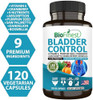 Bladder Control Supplement For Men & Women - 120 Veg. Capsules - Saw Palmetto, Cranberry, Pumpkin Seed, Vitamin E, Boswellia, Dandelion Root - Urinary Tract Bladder Health - Made In Usa