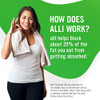 Alli Weight Loss Diet Pills, Orlistat 60 Mg Capsules, Non Prescription Weight Loss Aid, 120 Count Refill Pack