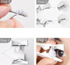 Magnetic Eyelashes, Portable Magnetic Lashes No Glue Or Liner Needed, Reusable Short Magnetic Eyelashes Lashes Natural Eyelash Magnetic Lashes With Clamp（Camellia/1 Sets）