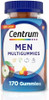 Centrum Multigummies Gummy Multivitamin For Men, Multivitamin/Multimineral Supplement With Selenium, Antioxidants And Vitamin D3, Assorted Fruit Flavor - 170 Count