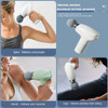 Mini Massage Gun, Deep Tissue Massager Gun, Muscle Massagers With 6 Intensities, 6 Heads For Pain Relief For Travel Gifts For Men Women, White
