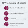 Smartypants Mineral Chews: Magnesium Citrate & Calcium Supplement With Vitamin D3, Vitamin C, Vitamin K2, Zinc & Selenium For Immune Support, 60 Count (30 Day Supply)