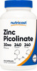 Nutricost Zinc Picolinate 30Mg 240 Capsules - Gluten And Non-Gmo
