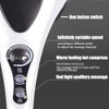 Ifcow Percussion Massager, Handheld Back Massager With Heat Dual Head Deep Tissue Percussion Massager For Neck Shoulder Leg