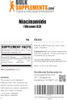 Bulksupplements.Com Niacinamide Powder - Niacinamide Supplement, Vitamin B3 Supplement, Niacinamide 500Mg - B3 Vitamins For Skin Health, Pure & Gluten - 500Mg Per Serving, 250G (8.8 Oz)