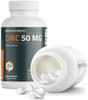 Bronson Zinc 50 Mg High Potency One Year Supply Supports Immune, Antioxidant & Skin Health - Non-Gmo, 360 Vegetarian Tablets