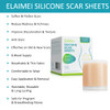 Silicone Scar Sheets, Silicone Scar Tape Roll, Scar Silicone Strips, Scar Removal Sheet Long Strips For Acne Burn, Keloid (1.6” X 60”)