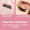 Luxillia Magnetic Eyelashes With Eyeliner Kit Natural Look Press On Nails  Uv Finish 24 Nail - 12 Sizes Kit  Reusable Acrylic Fake Nail With Glue
