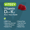 Vitamin D3 K2 Gummies - 1000 Iu Vitamin D3 And K2 100Mcg - Bone & Heart Health For Adults And Teens - Vegetarian, Gelatin Free, Gmo - Tasty Chewable D3K2 Vitamins Strawberry Flavored Gummy