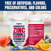 Immunoblaster Zinc Quercetin 500Mg With Vitamin D And C Antioxidant Immune Support High Potency Quercetin Zinc Supplement For Men And Women - Gluten, Soy, & Dairy - 60 Count (Pack Of 1)