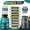 Grimed Nad + Boosting 16,550Mg- X12 Power With Nr + Resveratrol Turmeric + Quercetin - Cellular Energy, Cellular Repair, Healthy Aging - Usa Made & Tested (90 Count (Pack Of 1))