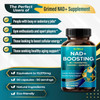 Grimed Nad + Boosting 16,550Mg- X12 Power With Nr + Resveratrol Turmeric + Quercetin - Cellular Energy, Cellular Repair, Healthy Aging - Usa Made & Tested (90 Count (Pack Of 1))