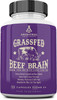 Ancestral Supplements Grass Fed Beef Brain Supplement With Beef Liver, Whole Food Brain Support Promotes Brain, Mood, And Memory Health, Brain And Liver Health Formula Capsules, Non-Gmo, 180 Capsules