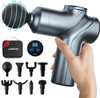 Mini Deep Tissue Massage Gun, Compact Percussion Muscle Massager For Back Neck Pain Relief With 8 Accessories & Storage Bag