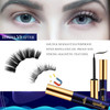 Menaka Magnetic Eyelashes Natural Look, Wispy Short Magnetic Lashes With Eyeliner Kit, 4 Tubes Of Magnetic Liner  Waterproof,Long Lasting. Reusable False Eyelashes Easy To Apply,10 Pairs