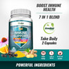 7 In 1 Immune Support Supplement With Vitamin C, D3, Zinc 50Mg, Quercetin, Echinacea Purpurea, Sambucus Elderberry And Ginger For Complete Immune Defense - 60 Capsules (3 Bottles)