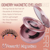 Gemerry Magnetic Eyelashes Reusable Magnetic Eyelashes With Applicator And Mirror Comfortable Fluffy Look Magnetic Lashes Glue-No Eyeliner Needed Magnetic Lash Kit Easy To Wear And Remove