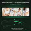 Megawise Handheld Back Massager  Deep Tissue Percussion Massage For Back, Neck, Shoulders, Waist And Legs (Cordless Silver)