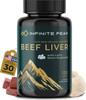Grass Fed Beef Liver Capsules W/ Lions Mane For Energy, Focus & Memory  Grassfed Beef Liver Supplement Supports Full Body Wellness  Beef Organs Supplement For Men - Freeze Dried  30 Serving-120 Cnt