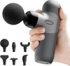 Mini Massage Gun,Deep Muscle Massage Is Used To Relieve Muscle Soreness And Eliminate Fatigue. Portable Electric Handheld Massager Easy To Carry, With 6 Skin Friendly Washable Pads And 4 Speeds