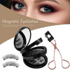 Magnetic Eyelashes Without Eyeliner - Reusable Dual Magnetic Lashes With 16 Pairs, No Glue 3D False Eyelashes Kit, Magnetic Eyelashes Natural Look