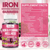 Iron & Hormone Balance For Women Gummies, 40Mg Iron Supplement Anemia With Multivitamin For Women, Zinc, Selenium, Iodine - For Iron Deficiency - Natural Hormonal Support For Pms, Vegan 60 Count