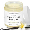 Suet Beef Tallow + Raw Honey Balm For Skin With Vanilla Essential Oil, Natural Grass Fed Tallow Moisturizer For Face And Body (4 Ounce)
