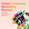 Pureboost Immune Clean Energy Booster, Refreshing Energy Drink Mix And Immunity Supplement With Elderberry, 1,200 Mg Vitamin C, Vitamins A + D, And Zinc. Sugar-Energy (Combo Pack, 30 Count)