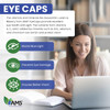 America Medic & Science Eyecaps (30 Caplets)  Dietary Supplement For Men And Women  Supports Vision Health  Enriched With Lutein, Zinc, Selenium, Chromium, And Vitamins A, C, E, And B2