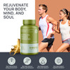 Korean Red Panax Ginseng 2000Mg 120 Vegan Capsules Super Strength Extract - High Ginsenosides Supports Energy, Stamina, Performance And Mental Health