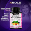 Vegan Women'S Daily Multivitamin 50 Plus With Organic Wholefood Based Natural Ingredients, Ginger, Maca, Multi-Vitamin B Complex & More - Energy Support, Immune System Booster -90 Capsules