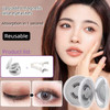 2Pair Magnetic Eyelashes, Natural Look, Reusable, 11Mm, No Glue, No Eyeliner, Clear Band, False Eyelashes With Applicator