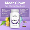 Glow Capsules: Premium Hair, Skin, And Nail Vitamins For Women And Men  Enhanced Beauty & Wellness Support Natural Beauty Supplements  60 Capsules