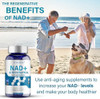Nad+ Supplement 1500 Mg - 120 Capsules True Nad+ & Resveratrol, Nmn Alternative For Anti-Aging, Antioxidant Support, Metabolism & Energy Boost